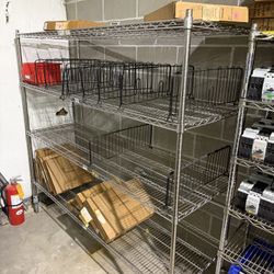 ULine Rolling Metal Carts On Wheels