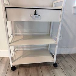 Cart with 1 drawer and 2 tray