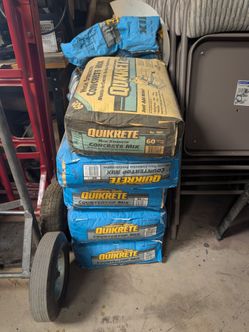 5  bags of countertop concrete