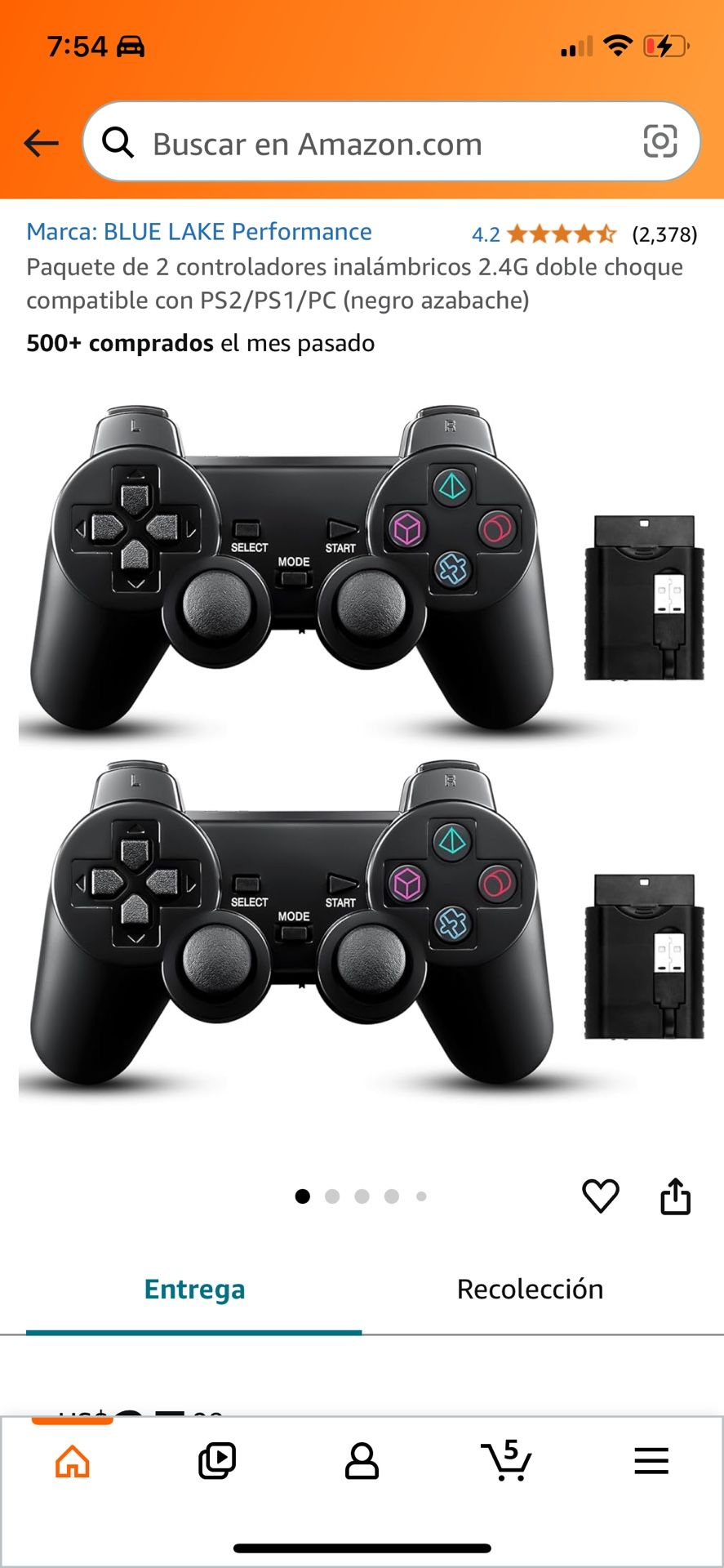 Controles Para Ps2 Inalámbricos