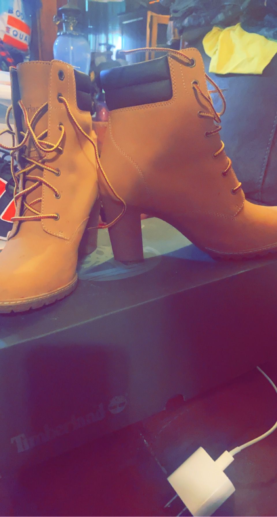 Timberland Heels Size 9