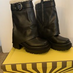 Women’s Size 6 Mid Calf Fashion Boot By Circus NY Nosh By Sam Edelman New 