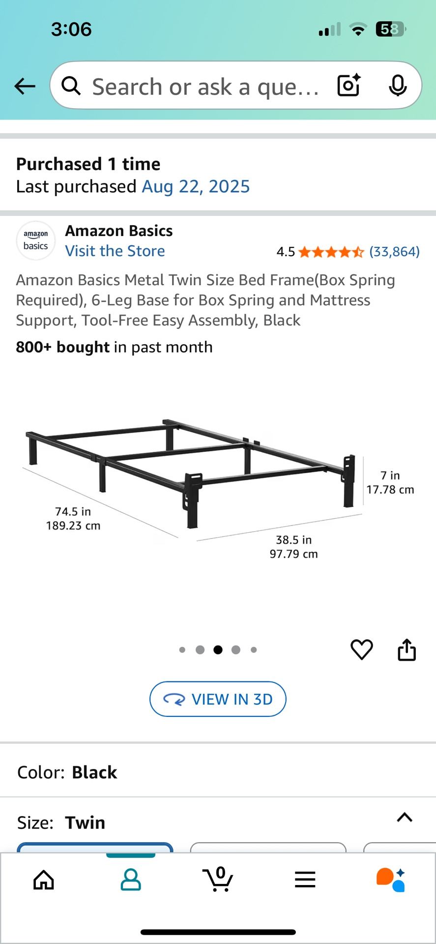 Twin Bed Frame