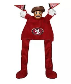 New San Francisco 49ers Mascot Cheering Sidekick Hat
