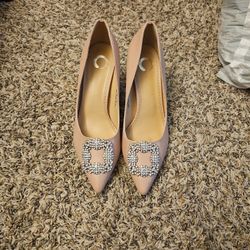 Blush Heels Size 8 