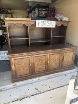 Real Wood cabinet With Shelves