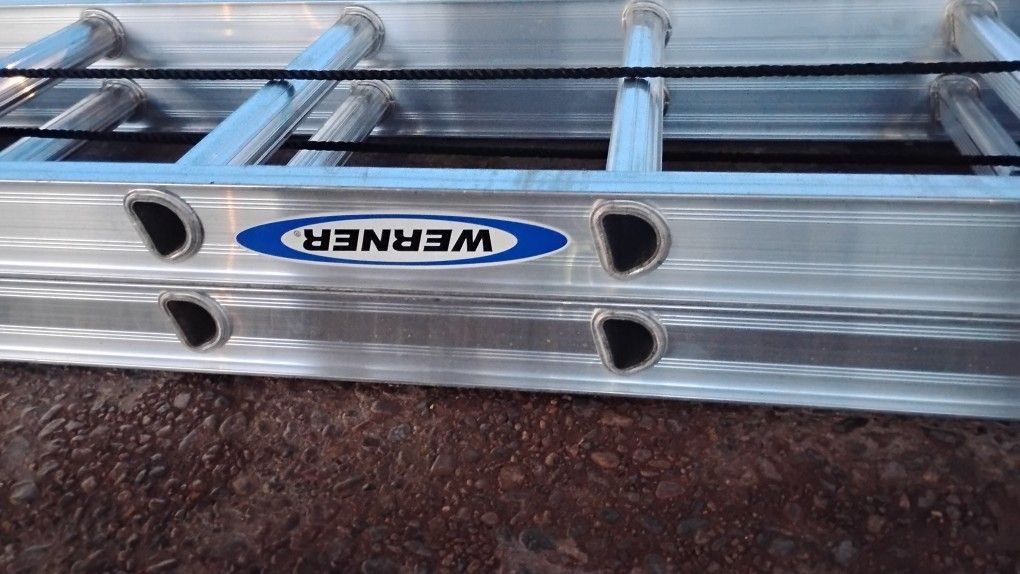 New 24 Foot Aluminum Werner Extension Ladder