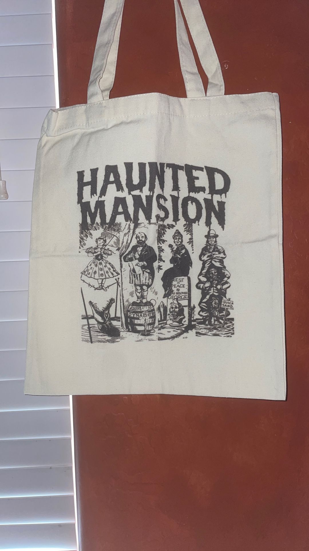 Disneys Haunted Mansion Tote Bag