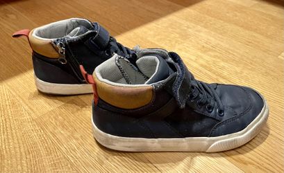 Hi-Top Sneakers Boots, Boys Kids Shoes Size US 1 (19 cm)