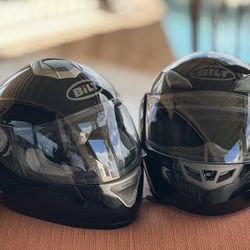 BILT HELMETS. BOTH  MED