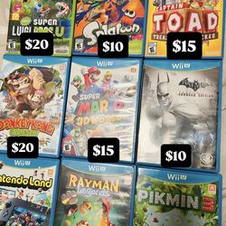Wii U games lot