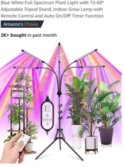 Indoor Plant Lights 4 Heads