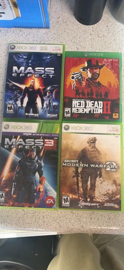 3 Xbox 260 games and one Xbox one game