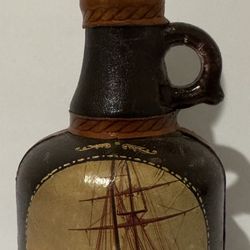 Vintage Leather Wrapped Decanter 