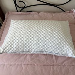 shredded memory foam bed pillow standard size