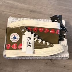 Comme des Garçons (CDG) Play x Converse Chuck 70 Hi Top 'Multi Heart'