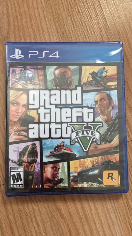 GTA 5 PS4 brand new, never used!