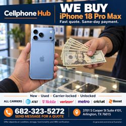 We buy locked/unlocked/ New/Used/cracked phones