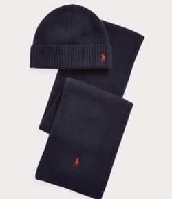 Cap & Scarf Set - BLUE OR GRAY
