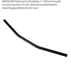 DREAMIZER 7/8 motorcycle handlebars, Universal 22mm Handlebars Motorcycle Bars for Bobber Cafe Race Dirt Bike and More