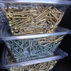 New 5Lbs 2" Exterior Screws, $20 each Box.