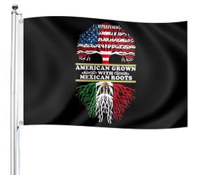 Mexican American Flags