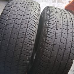 (2) 265 65 17 Goodyear Wrangler Used Tires 