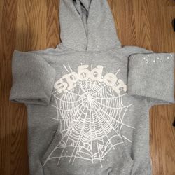 Sp5der Hoodie Grey