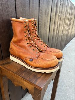 Thorogood AMERICAN HERITAGE  TOBACCO  SAFETY TOE SIZE 11.5EE