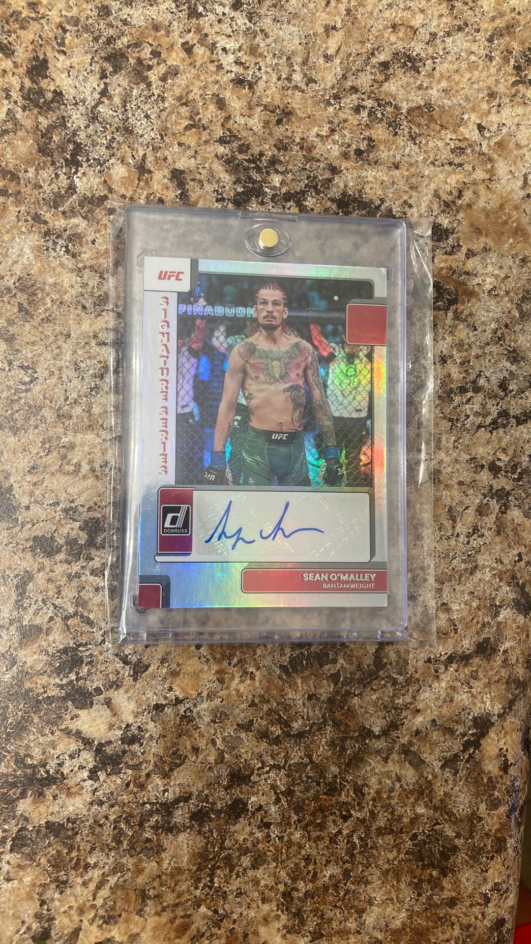 2023 UFC Donruss “SILVER” ~SUGA~SEAN O’MALLEY~Autograph Card🔥RARE! HOLO!