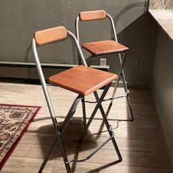 Set Of Two Vintage Style Bar Stools