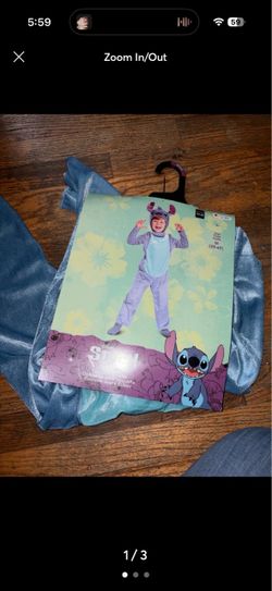 Disney disguise stitch toddler costume M 3T-4T