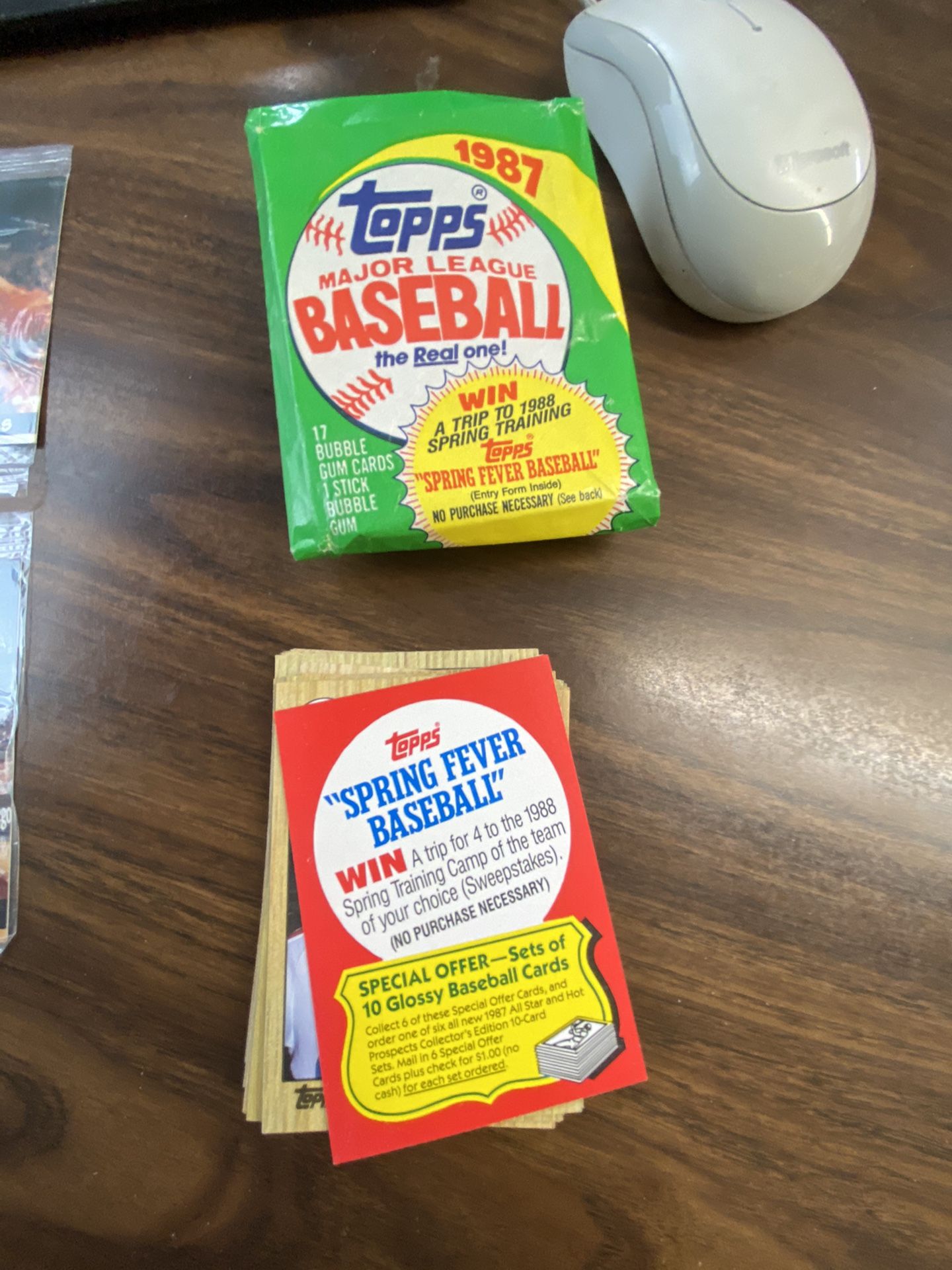 Baseball Collector Cards Pack 1987