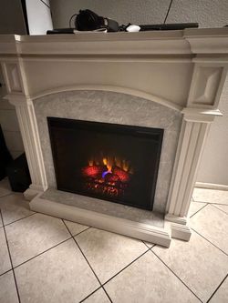 Electric Fireplace with heater