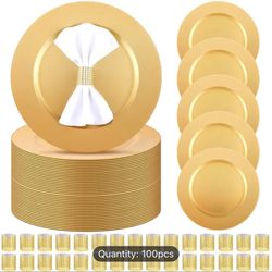 Gold Charger Plates 