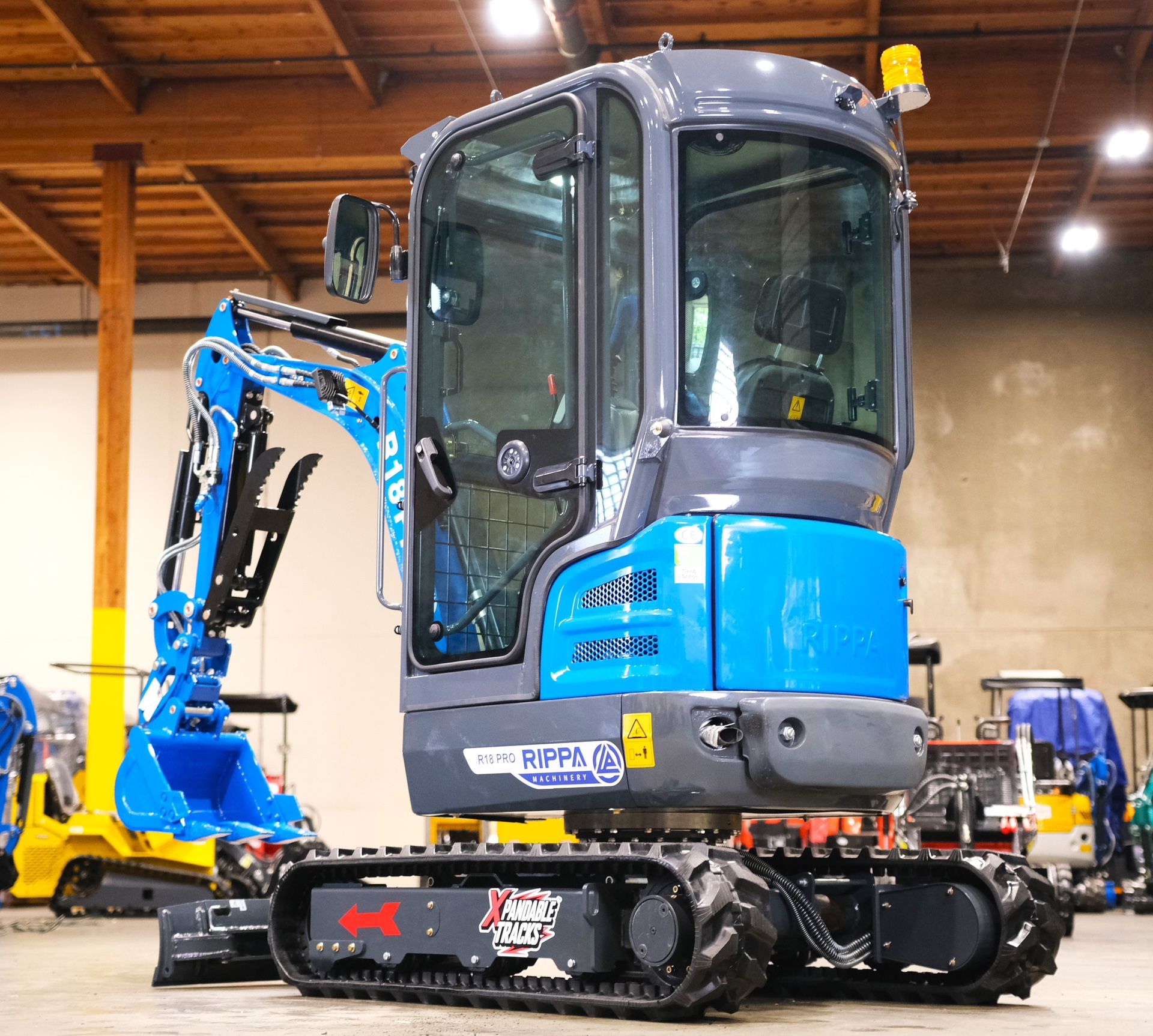 2026 R18PRO Mini Excavator • Heated Cab • Kubota D902 Diesel