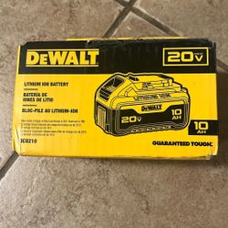 Dewalt Lithium Ion Battery 20V 10AH