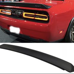 Fits 08-22 Dodge Challenger 2Dr Coupe Trunk Spoiler - Matte Black ABS