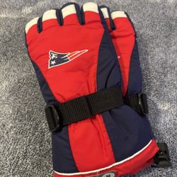 New England Patriots NFL Snow Gloves 
