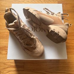 Dior D-Connect Sneaker – Nude Technical Fabric – With Box & Dust Bags – Public Meetup