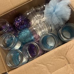 Mason Birthday Party Jars And Tulle