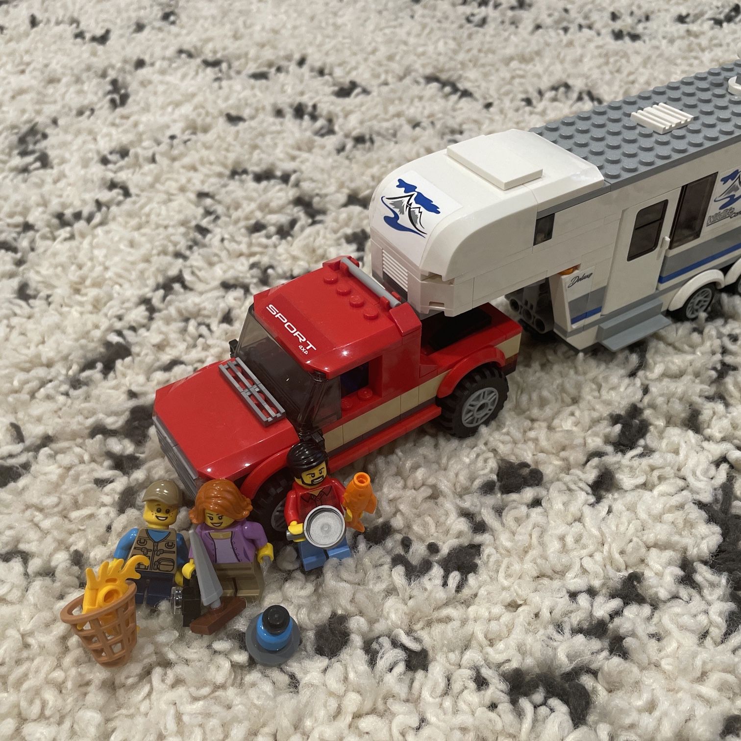 Lego City Pickup And Caravan Rv 60182 With Instruction no Box for Sale in Katy TX OfferUp