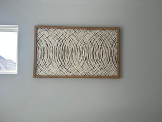 World Market Rice Paper Spiral Wall Art