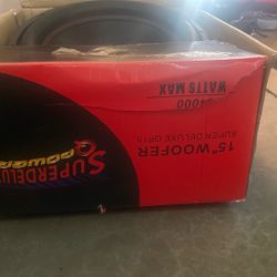 Superdeluxe Q Power 15”woofer 