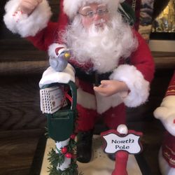 Multiple Christmas Decorations And Santa Statues $20 Each Or 2 For $30
