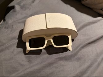 PRADA GLASSES WOMENS SQUARE THICK FRAME