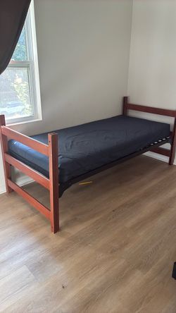 Twin Size Bed & Frame with mattress included