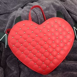 Devil Heart Backpack/shoulder Bag