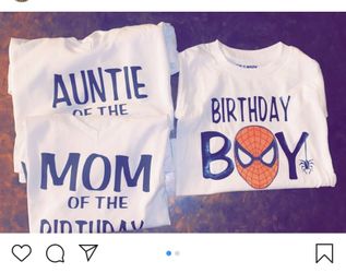 Birthday shirts
