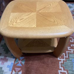 Wood Side Table